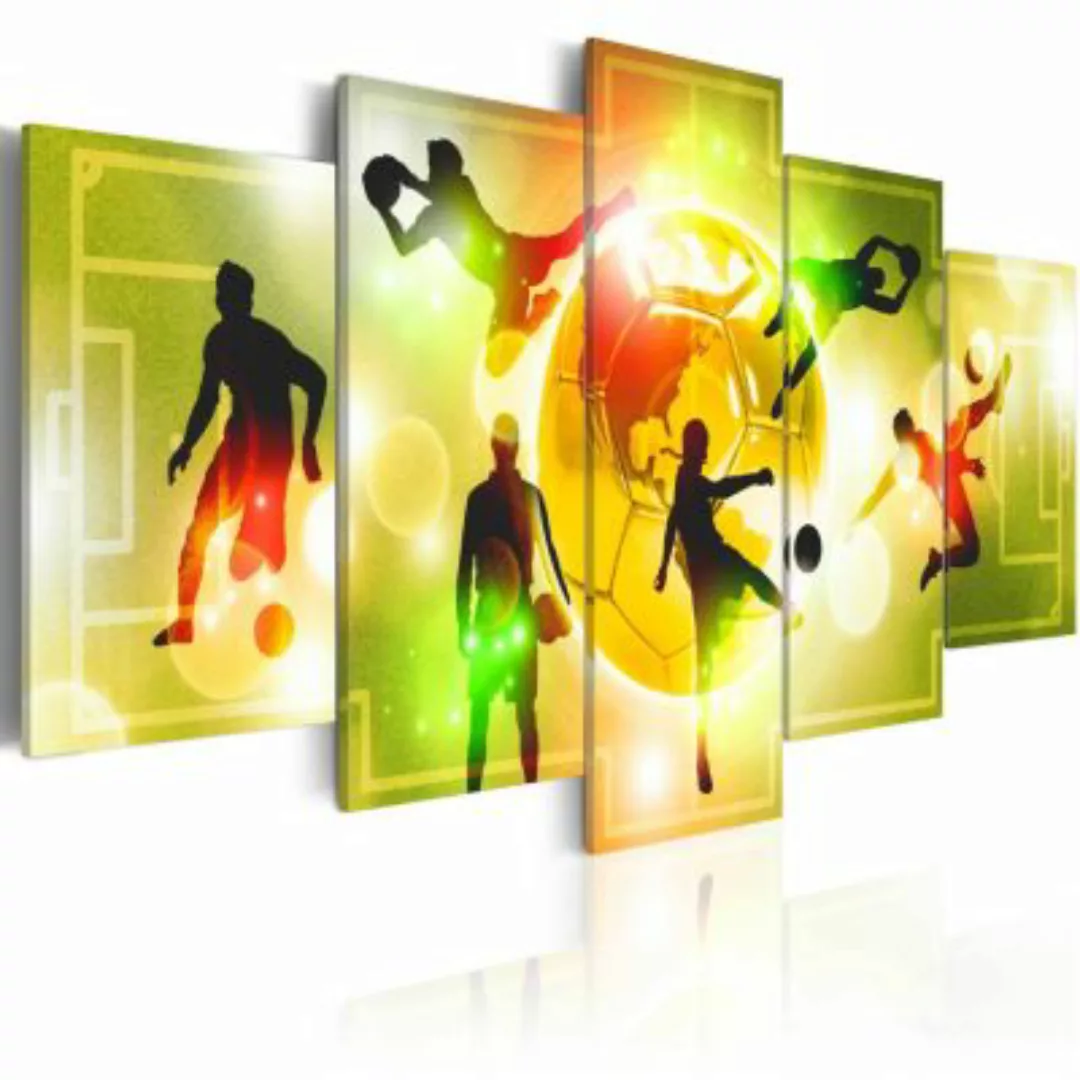 artgeist Wandbild Sports Energy grün/gelb Gr. 200 x 100 günstig online kaufen