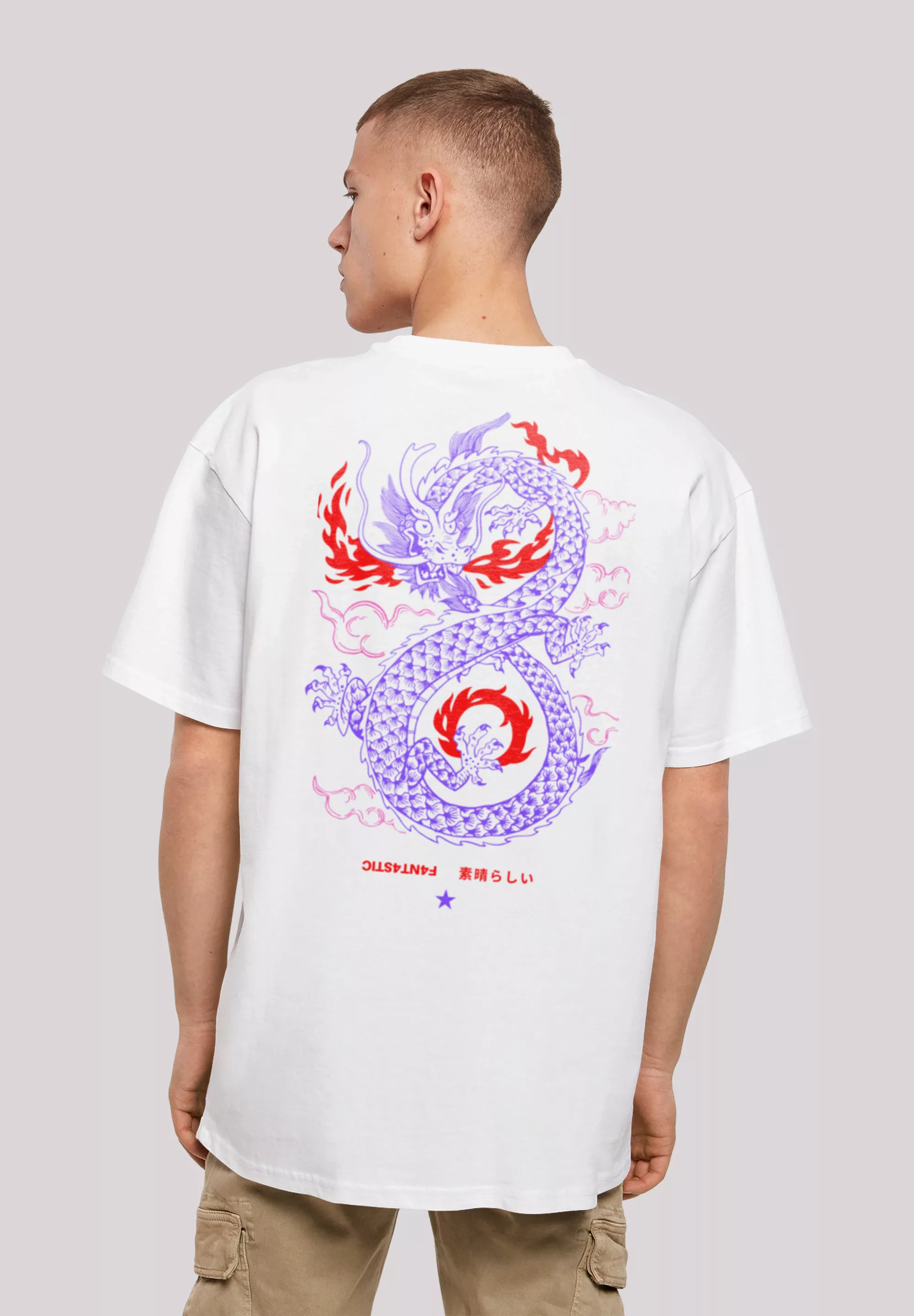 F4NT4STIC T-Shirt "Drache Feuer Japan", Print günstig online kaufen