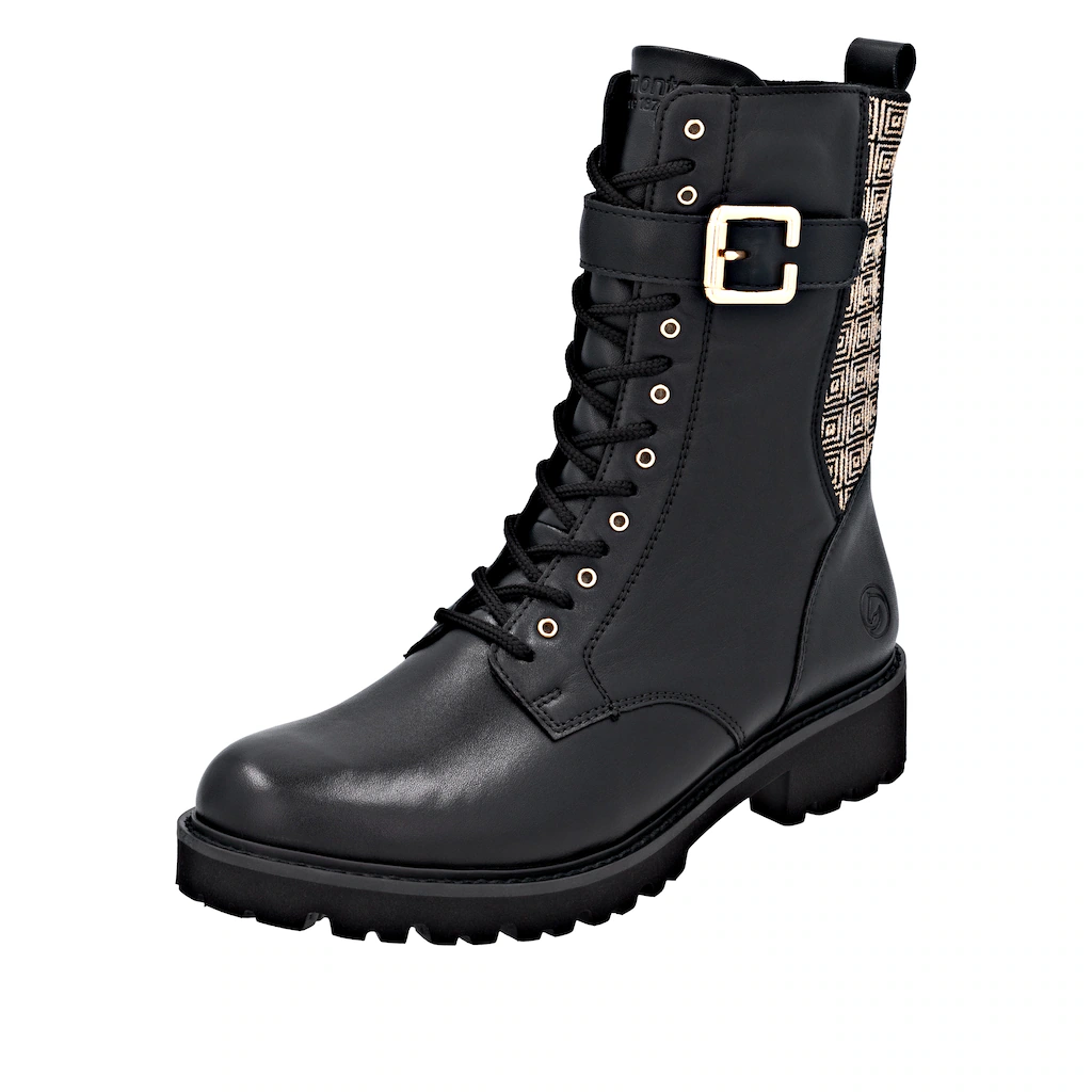 Remonte Schnürstiefelette, Schnürboots, Profilsohle, Blockabsatz, mit Innen günstig online kaufen