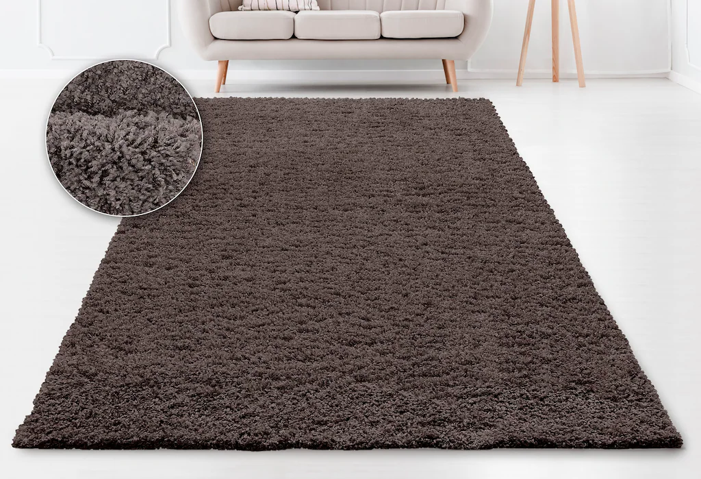 Home affaire Hochflor-Teppich »Viva«, rechteckig günstig online kaufen