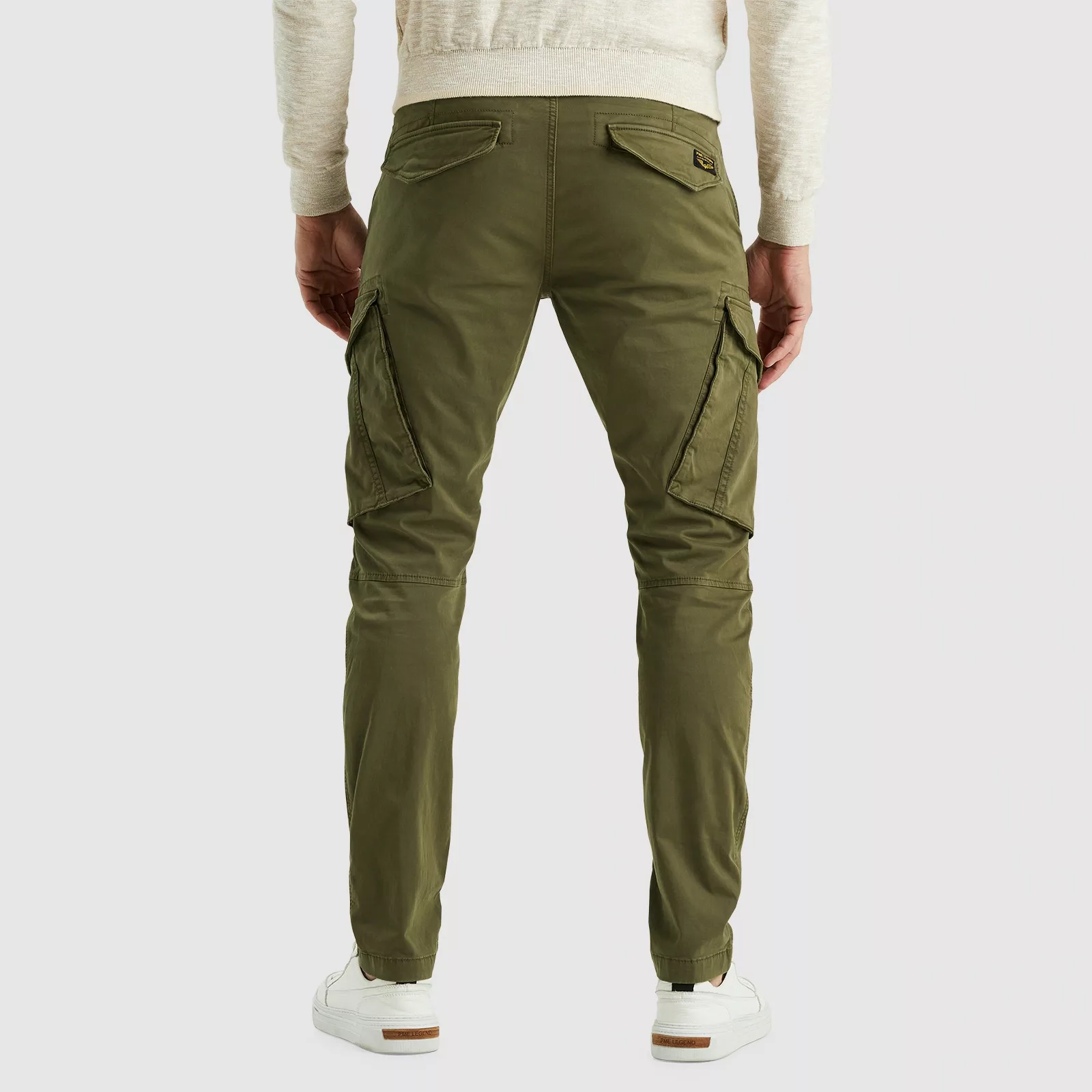 PME LEGEND Cargohose - Cargohose Slim Fit - herbstliche Stoffhose einfarbig günstig online kaufen