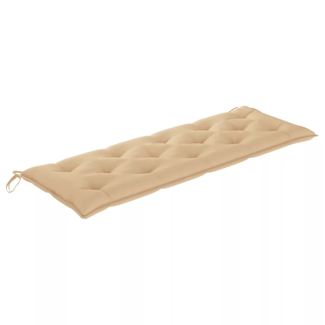 Auflage Für Hollywoodschaukel Beige 150 Cm Stoff günstig online kaufen