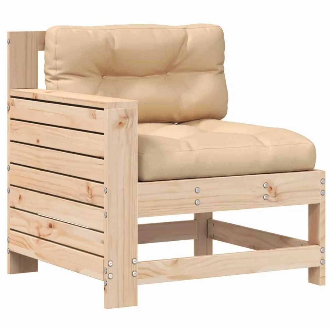vidaXL Sofaelement Gartensofa mit Armlehne und günstig online kaufen