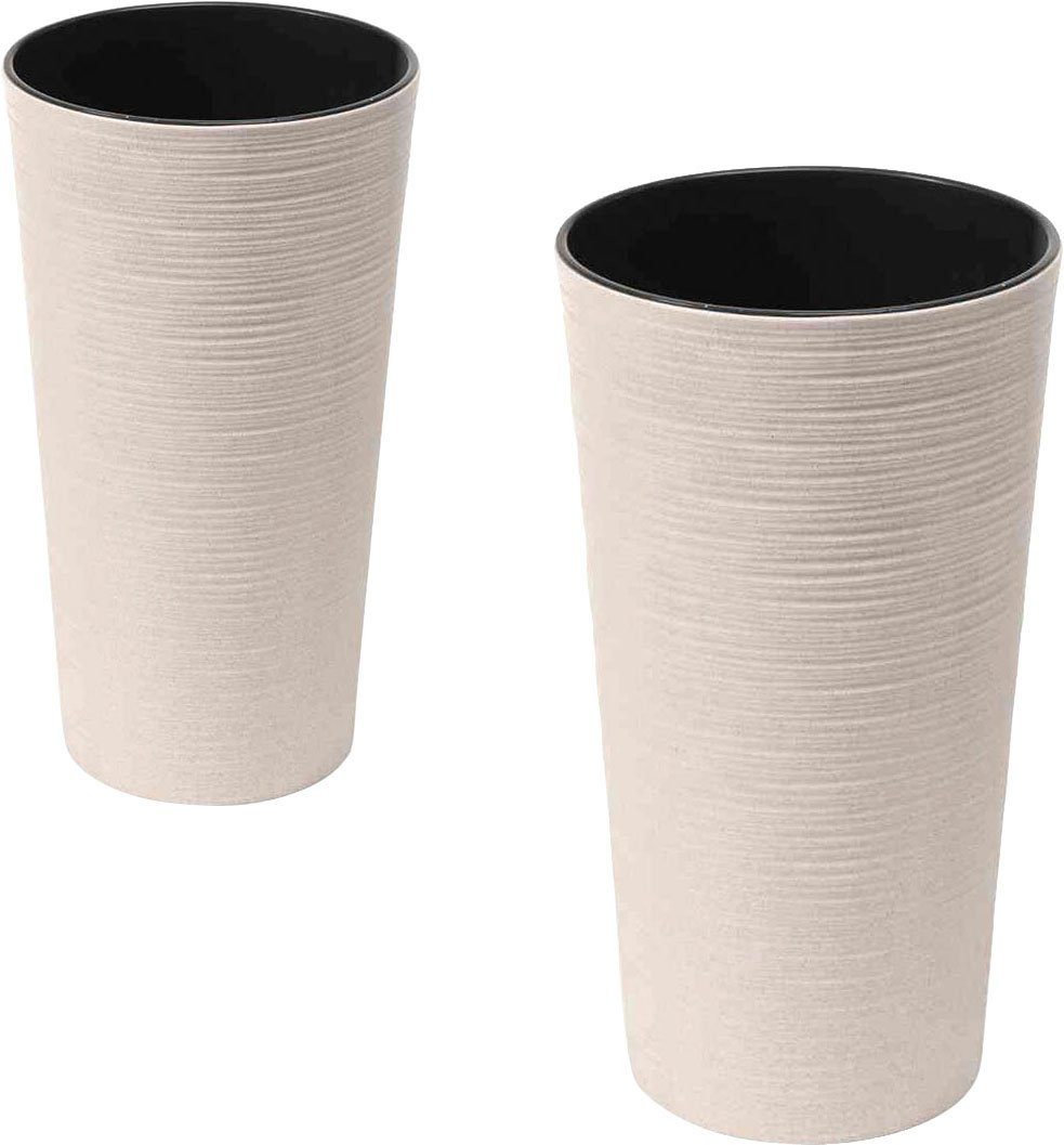 Siena Garden Pflanzkübel (2 St), Rillenoptik, günstig online kaufen