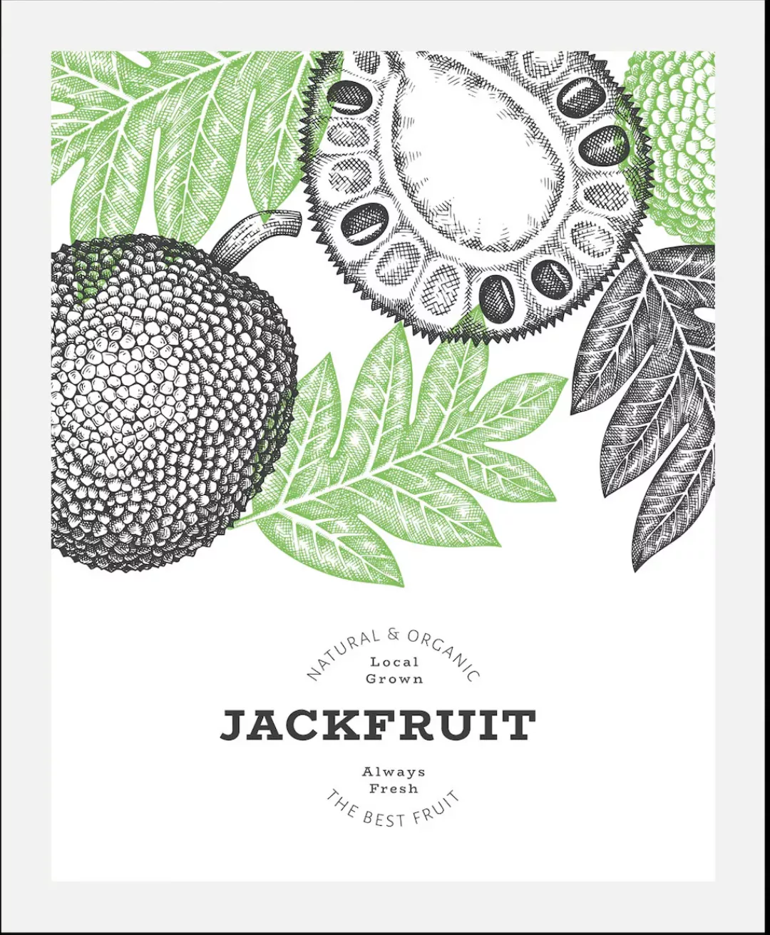 queence Bild »Jackfruit«, (1 St.), gerahmt günstig online kaufen