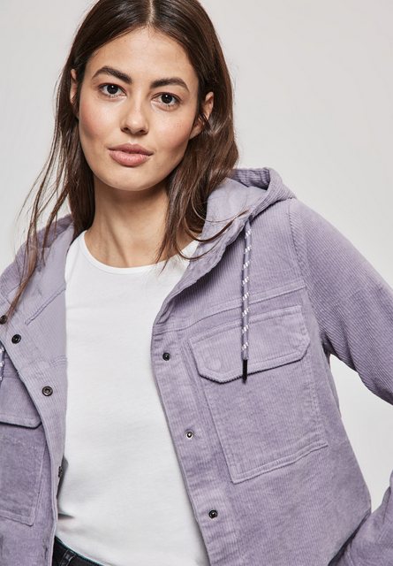 STREET ONE Cordjacke, mit Kapuze, in Cord Optik günstig online kaufen