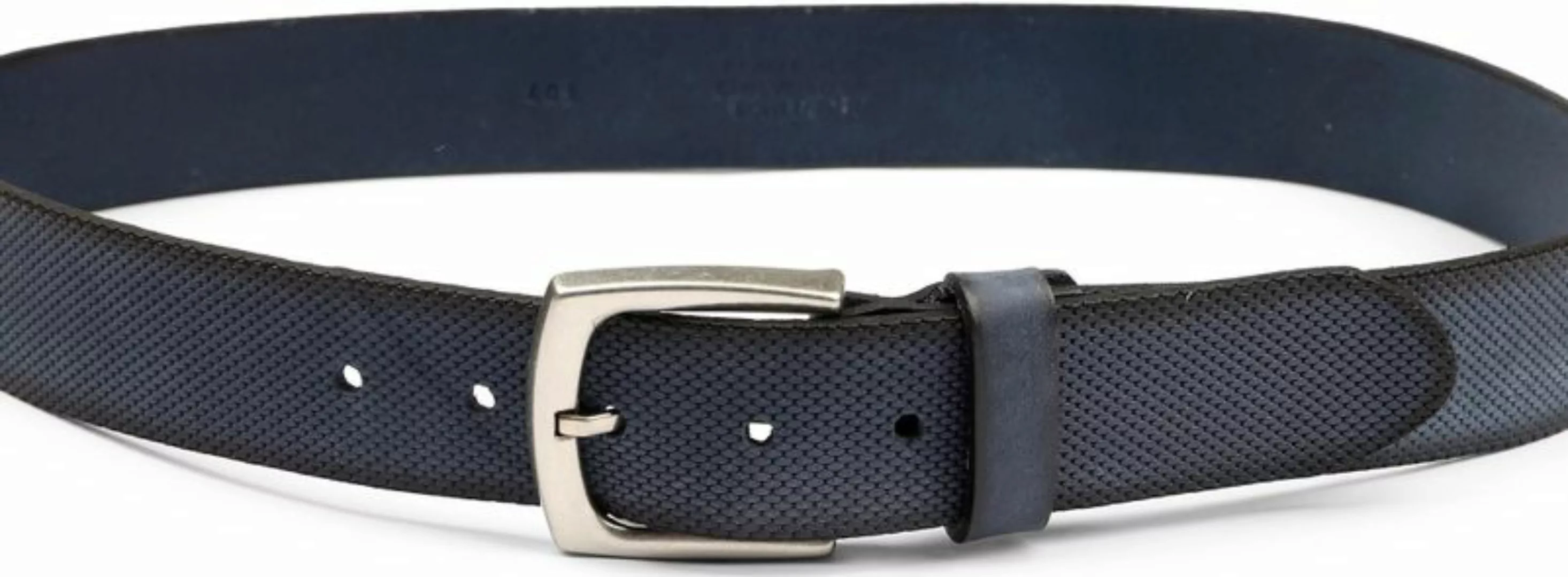 Suitable Ledergürtel Leder Blau - Größe 105 günstig online kaufen