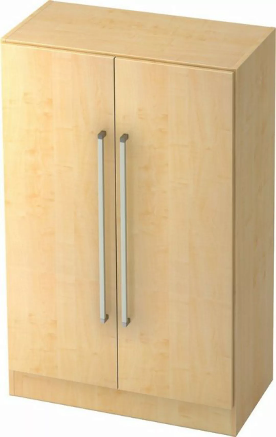 Aktenschrank Schrank Solid 3OH BxTxH 80x42x127cm Griff CE Ahorn/Ahorn günstig online kaufen