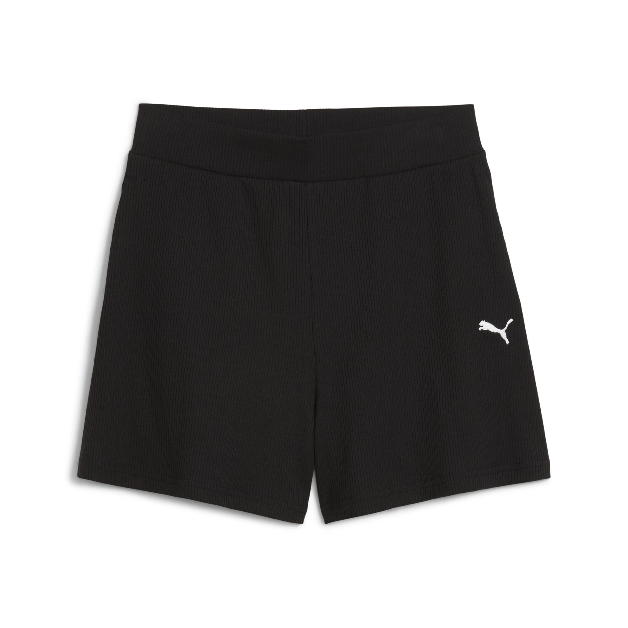 PUMA Sporthose "ESS ELEVATED Gerippte 5" Shorts mit hohem Bund Damen" günstig online kaufen