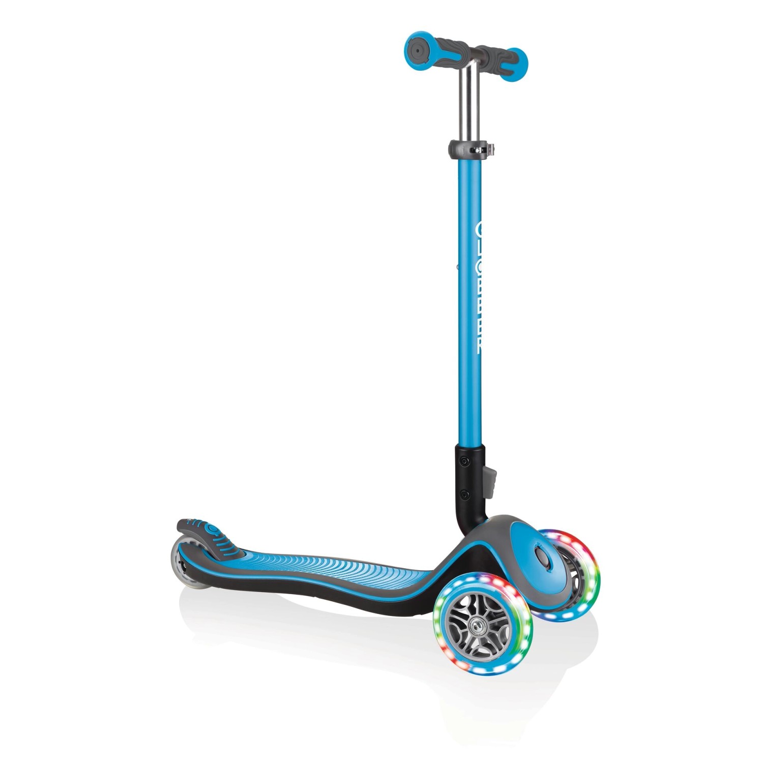 Globber Elite Deluxe Lights Tretroller Kinder 120/80 mm ABEC 5 3-Rädrig Höh günstig online kaufen