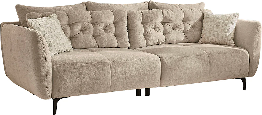 Jockenhöfer Gruppe Big-Sofa "Spa, im Retrolook mit Wellenfederung", und fre günstig online kaufen