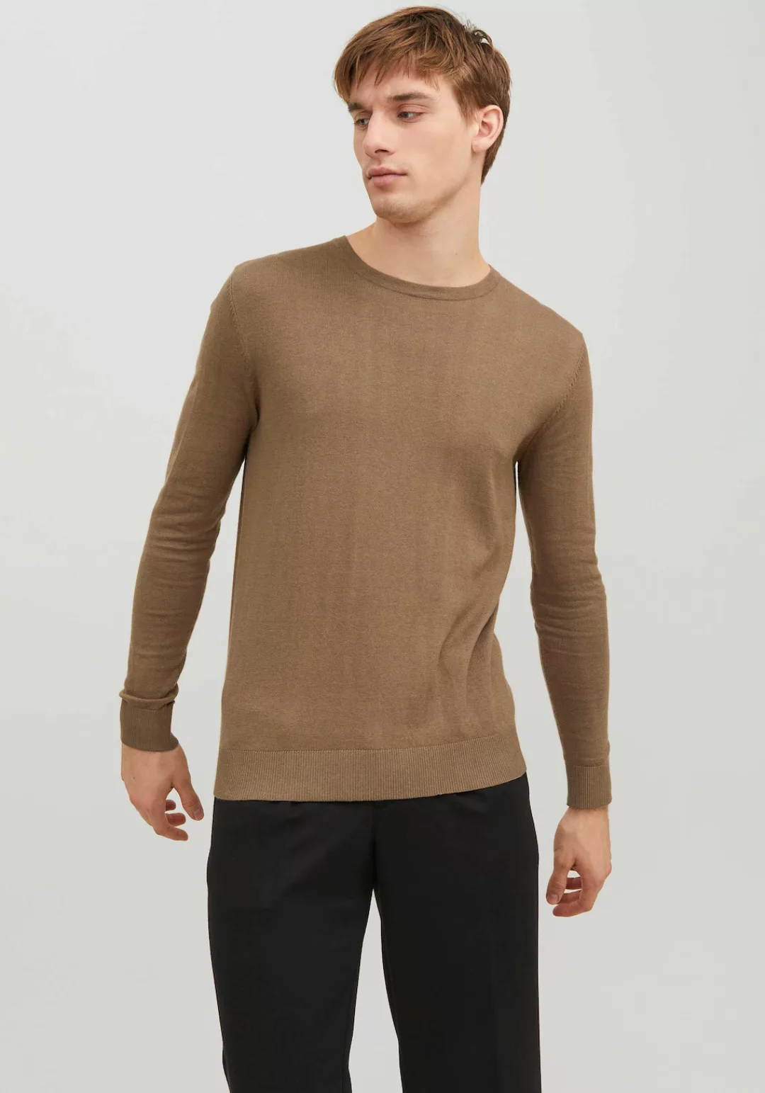 Jack & Jones Strickpullover JJEEMIL KNIT CREW NECK NOOS mit Rundhalsausschn günstig online kaufen