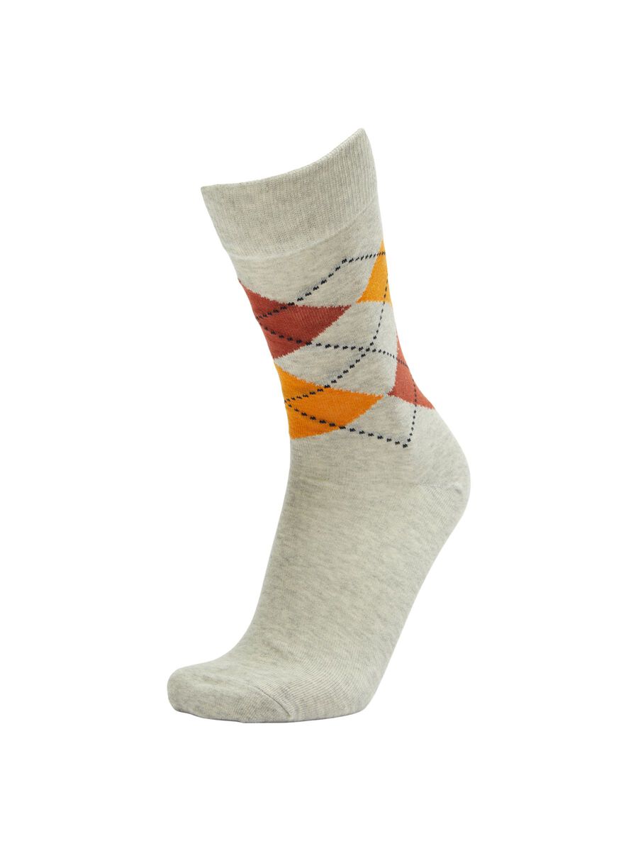 SELECTED Argyle- Socken Herren Grau günstig online kaufen