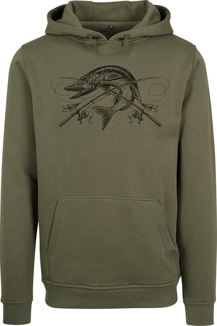 Baddery Kapuzenpullover Angler Hoodie: "The Reel Catch" - Angelkleidung Ang günstig online kaufen