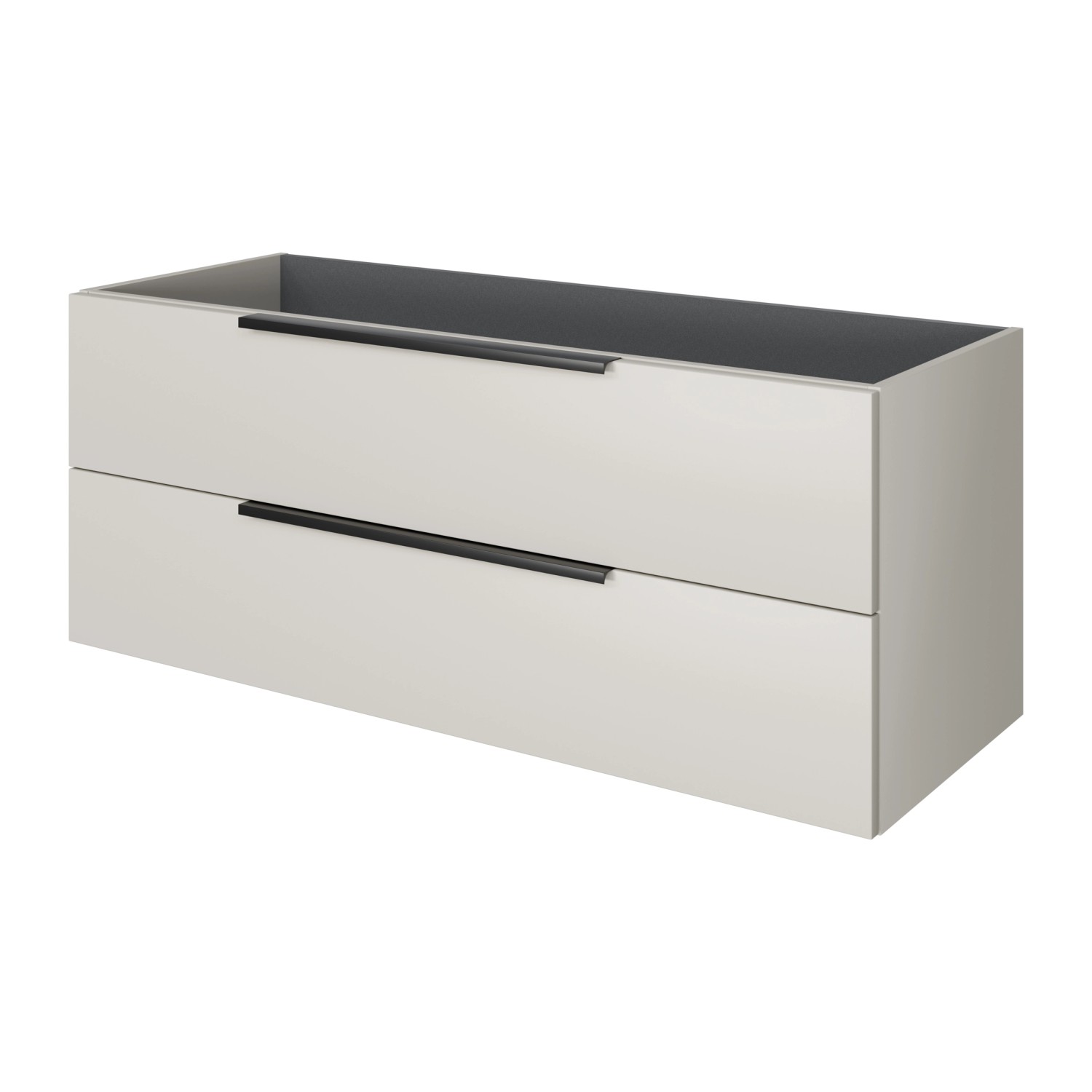Pelipal Waschbeckenunterschrank Quantum 07 Kaschmir Matt 120 cm 2 Auszüge günstig online kaufen