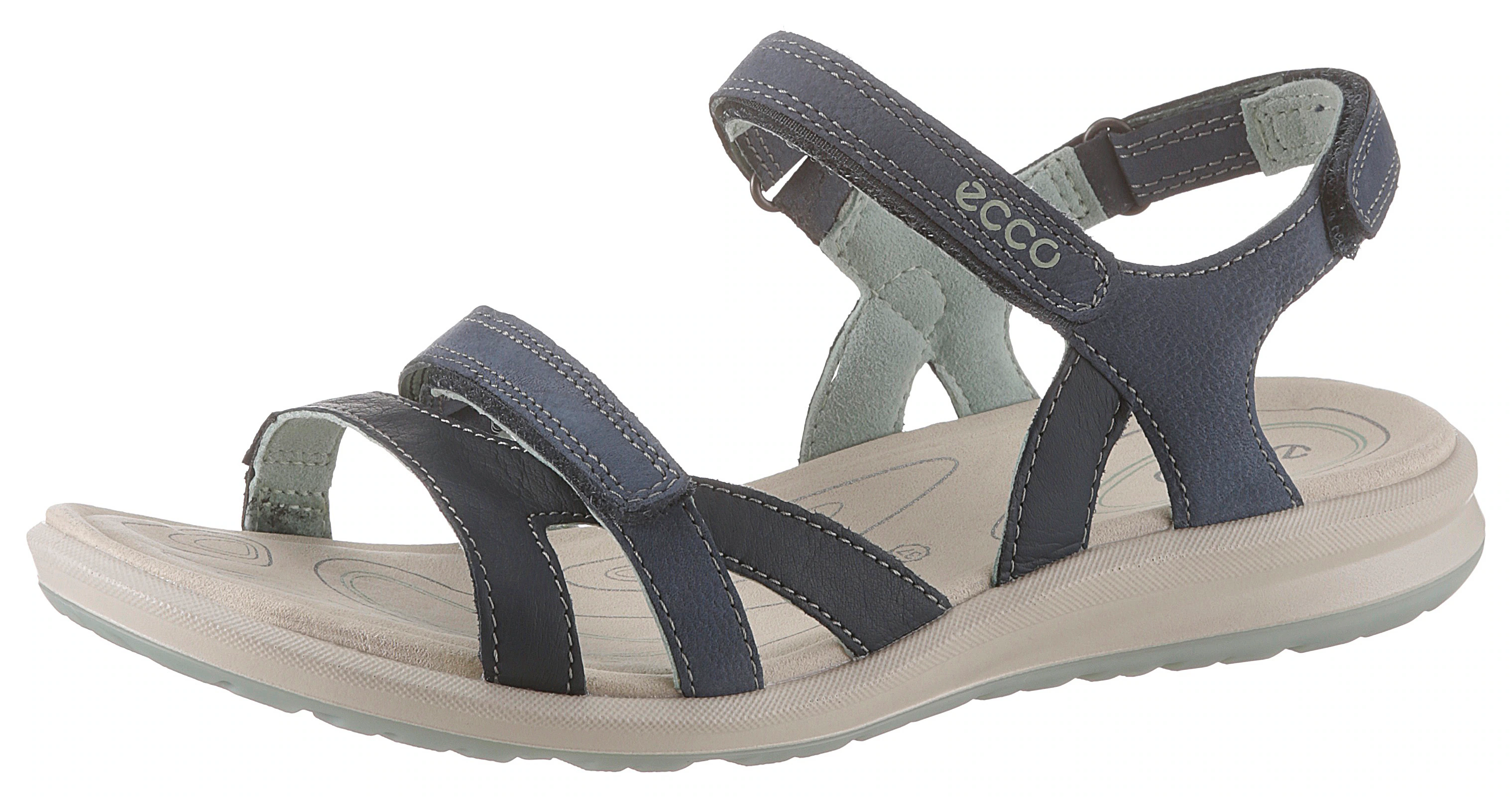 Ecco Riemchensandale "CRUISE", Sommerschuh, Sandalette, Keilabsatz, mit dez günstig online kaufen