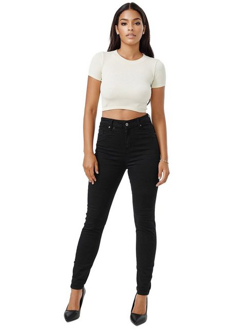 Tazzio Skinny-fit-Jeans F103 Damen High Rise Jeanshose günstig online kaufen