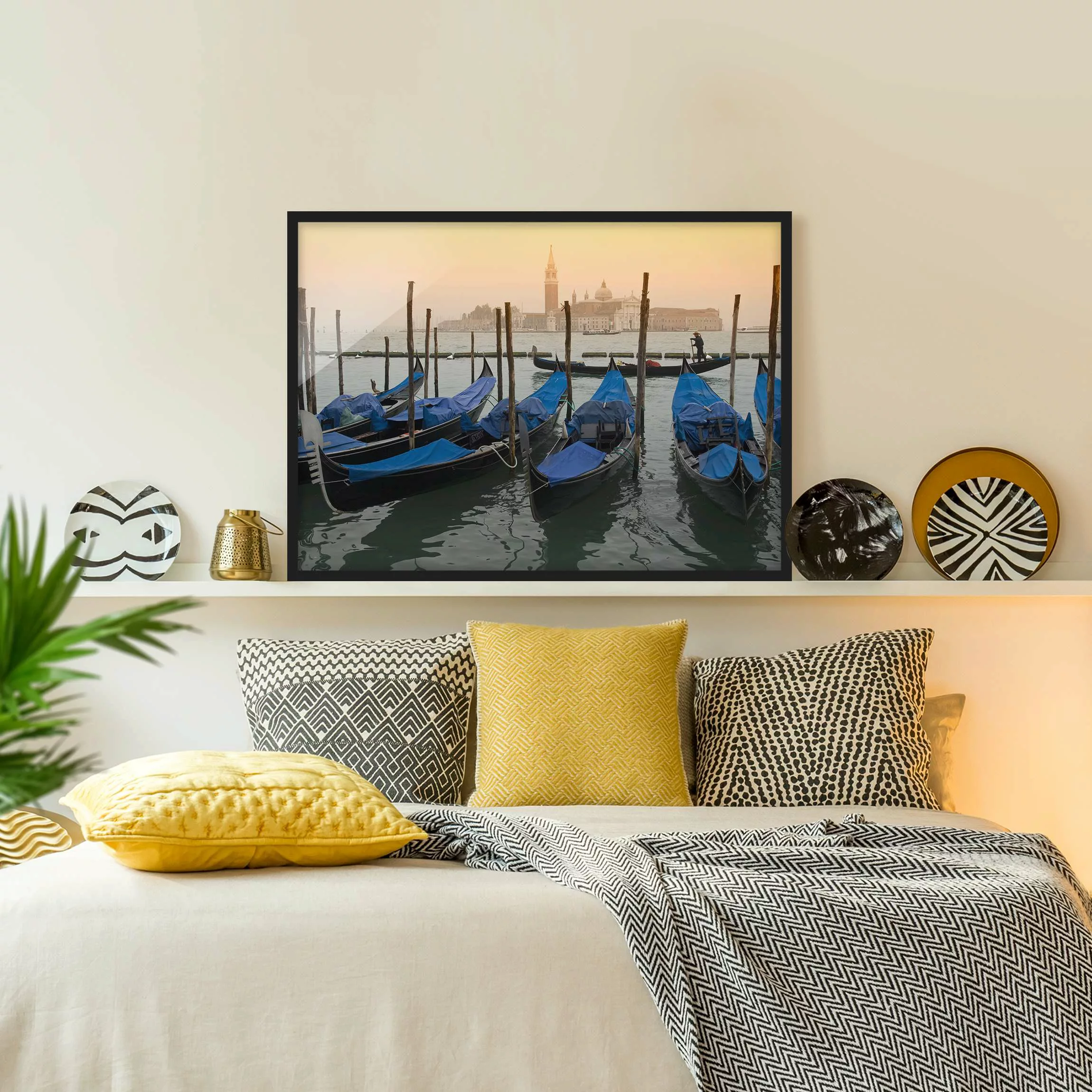 Bild mit Rahmen Architektur & Skyline - Querformat Venice Dreams günstig online kaufen