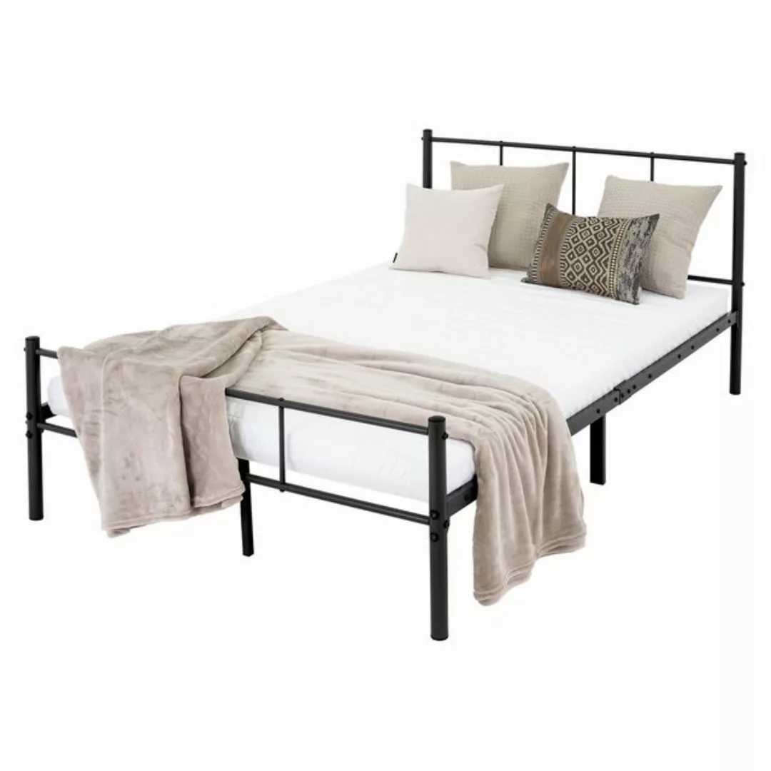 ML-DESIGN Metallbett Bett mit Kopfteil und Lattenrost robust auf Stahlrahme günstig online kaufen