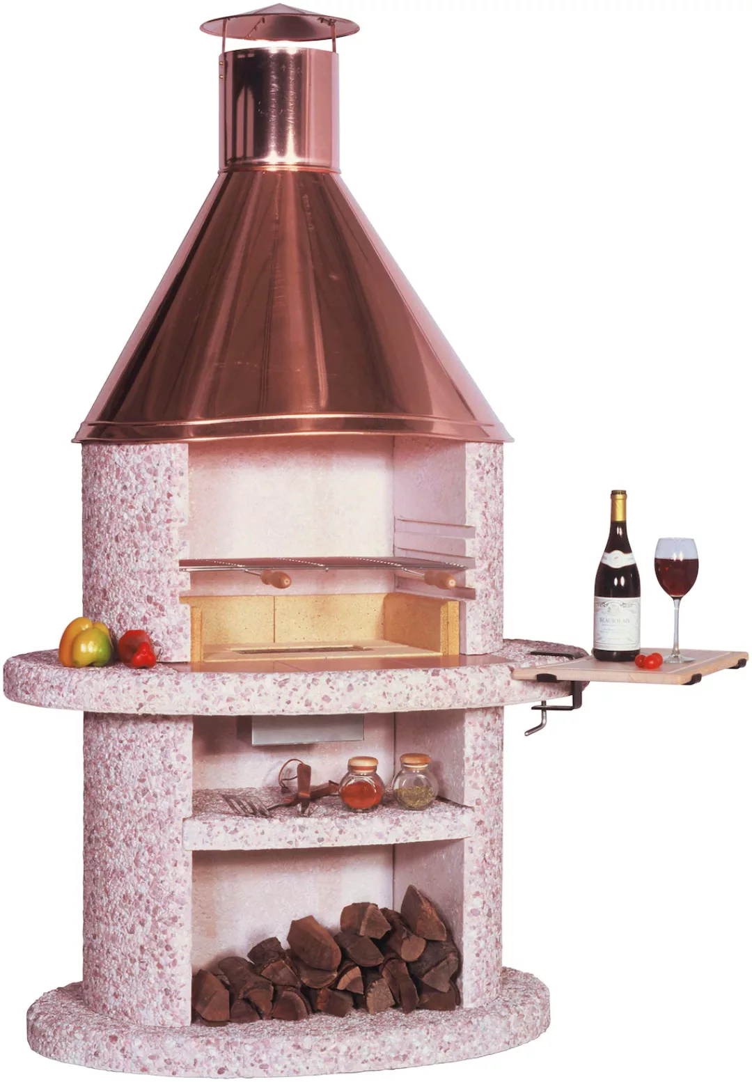 WELLFIRE Grillkamin "Duna", BxTxH: 110x73x192 cm günstig online kaufen