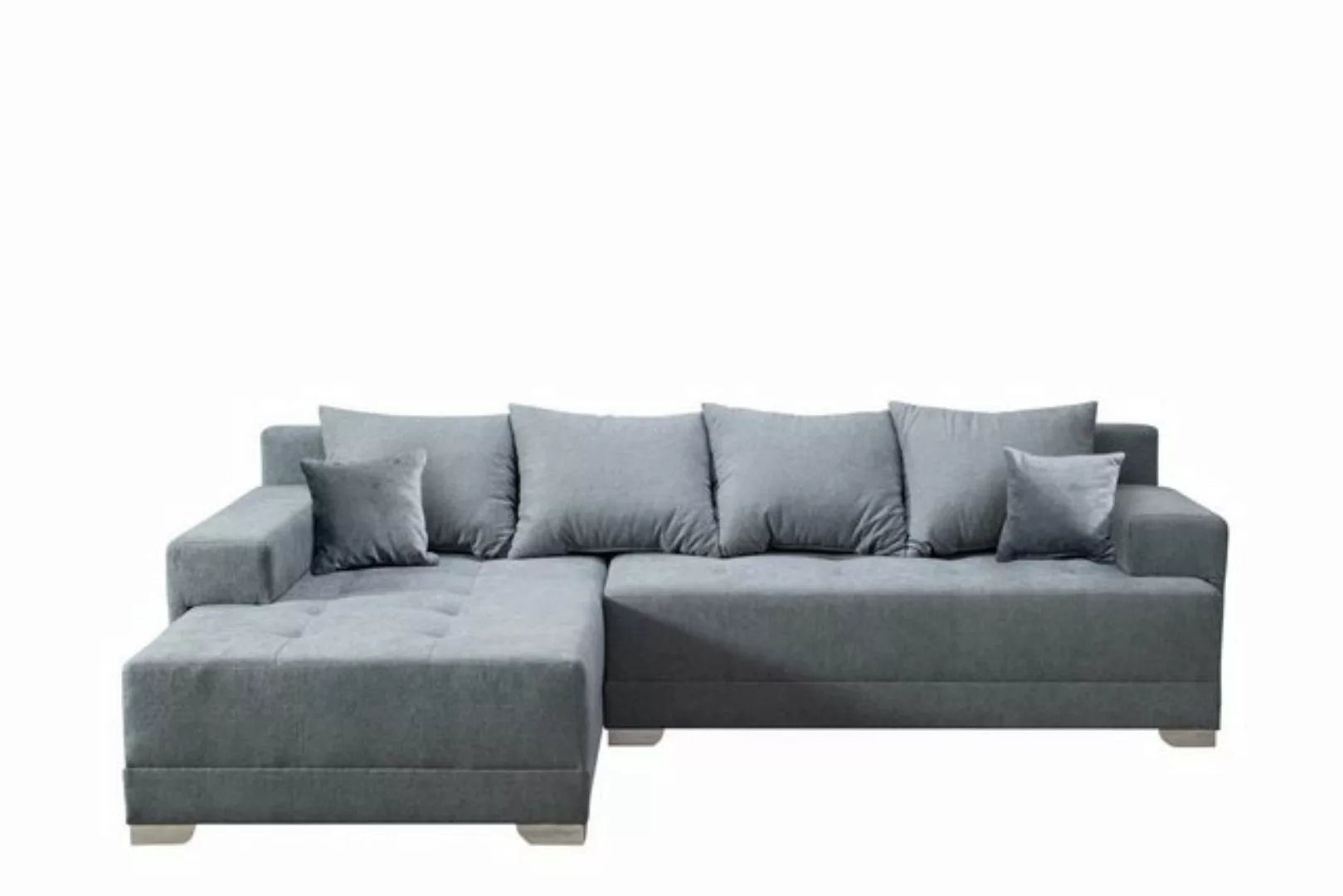 INOSIGN Ecksofa Riverton, mit Bettfunktion (125/215 cm) und Bettkasten, Str günstig online kaufen