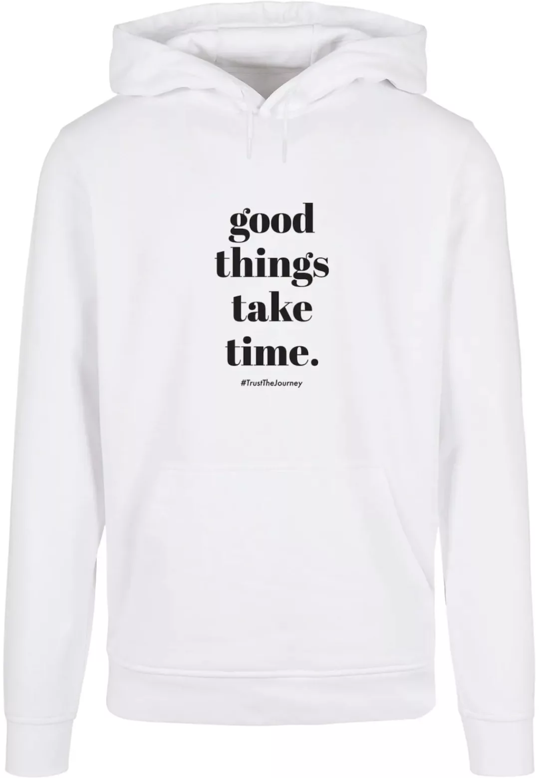 Merchcode Kapuzensweatshirt "Merchcode Herren Good Things Take Time Basic H günstig online kaufen