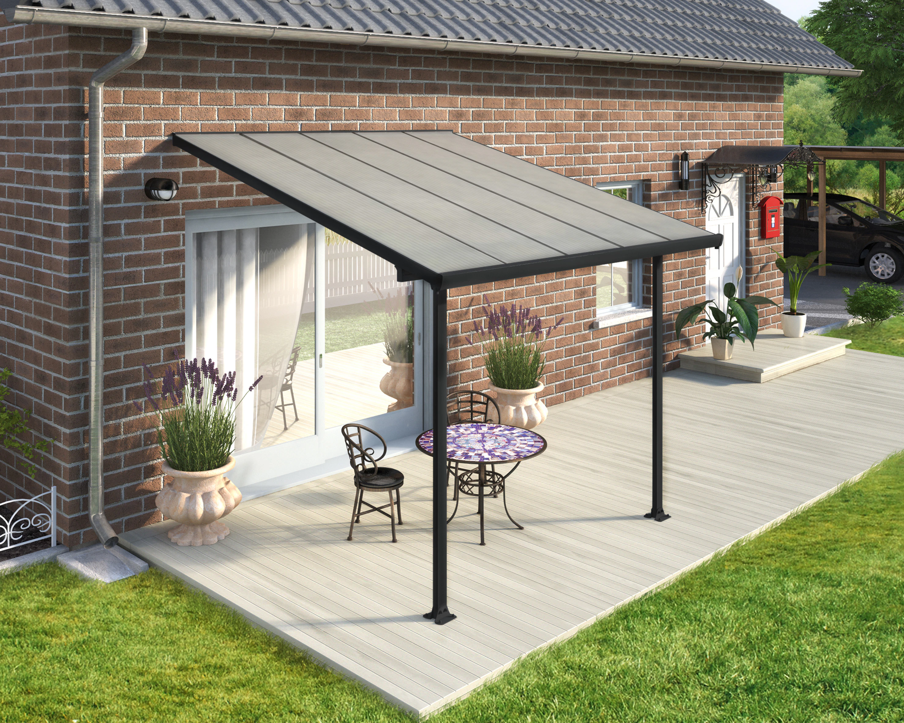 Palram - Canopia Terrassendach "Feria Alu Terrassenüberdachung", einfache D günstig online kaufen