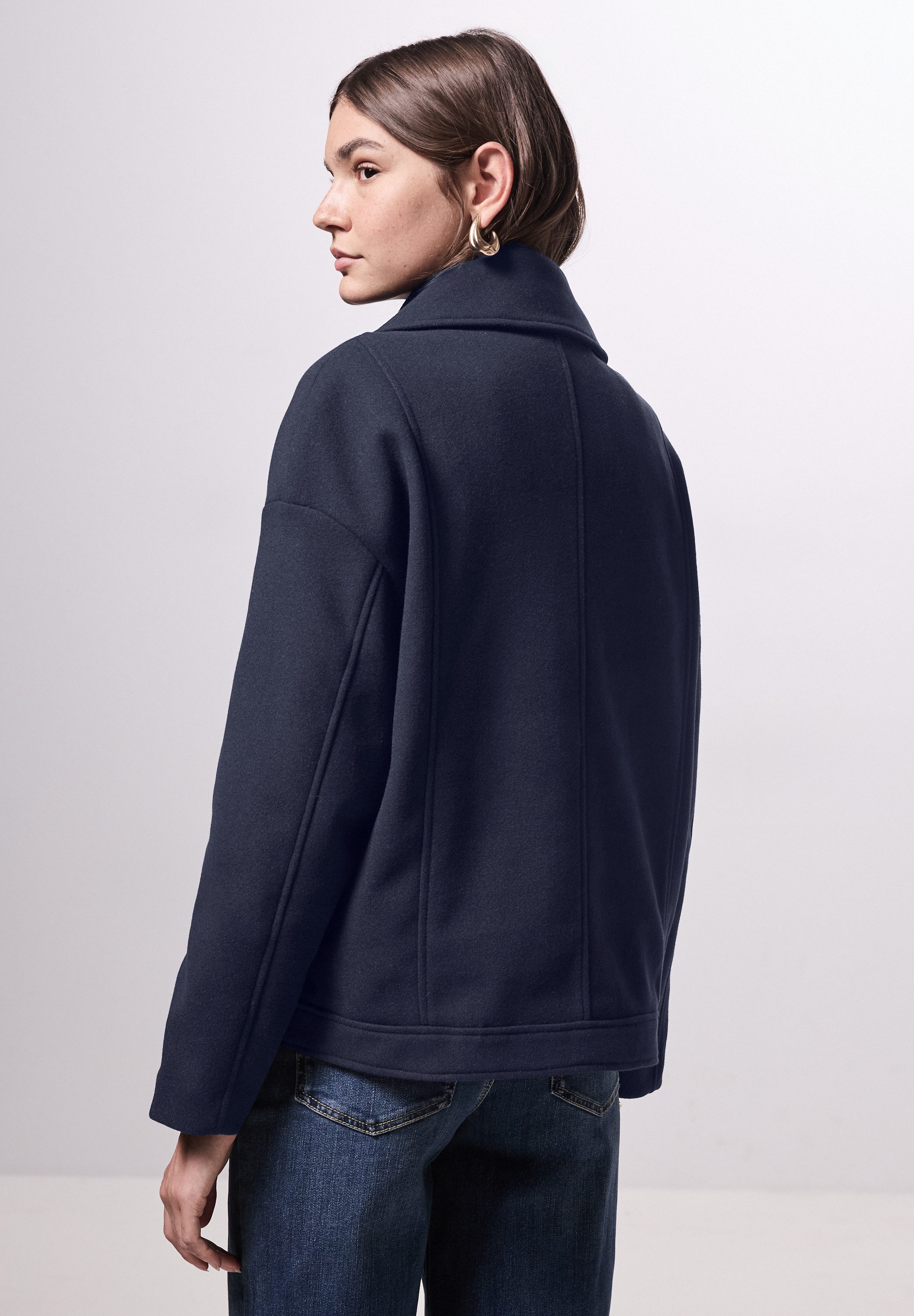 STREET ONE STUDIO Cabanjacke, ohne Kapuze, mit Reverskragen günstig online kaufen