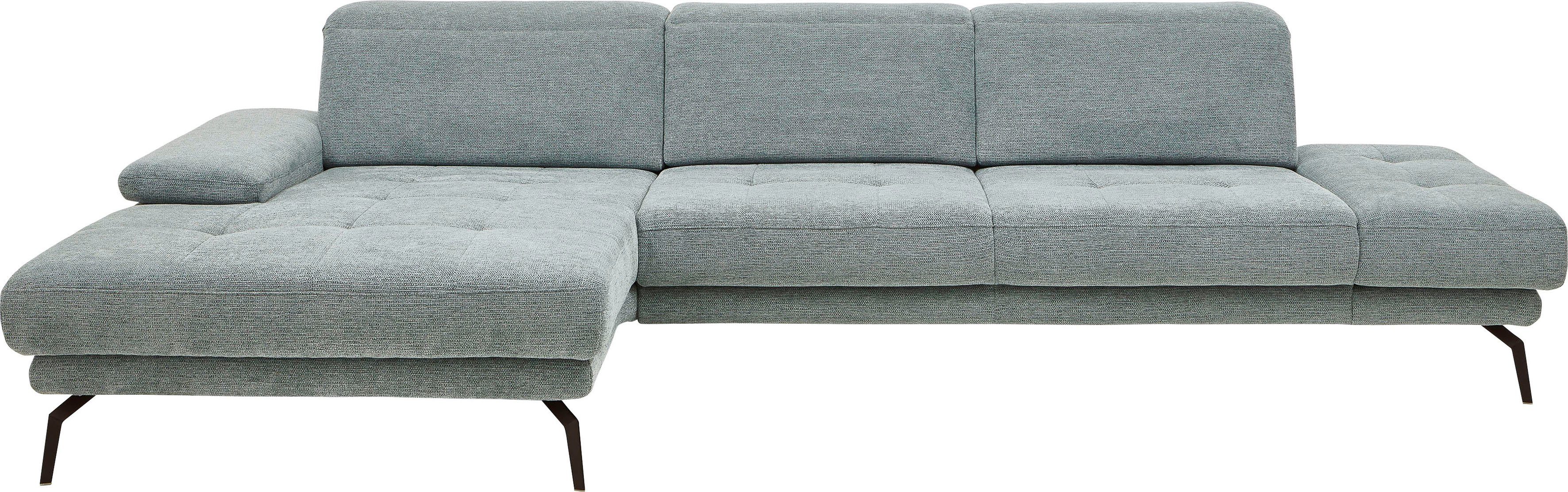 Die PlanBar Ecksofa "MP-IN20126 L-Form mit Federkern-Polsterung", mit Kopft günstig online kaufen