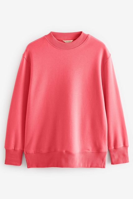 Next Longsweatshirt Essentials Langes Baumwoll-Sweatshirt, Relaxed Fit (1-t günstig online kaufen