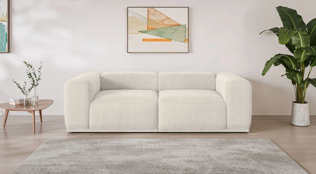 s.Oliver Big-Sofa "EMMERIK Designersofa, 3-Sitzer mit Wellenfederung, B/T/H günstig online kaufen