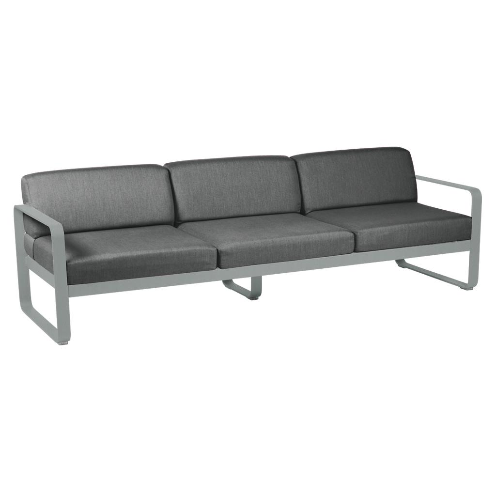 Bellevie 3-Sitzer Lounge-Sofa C7 Lapilligrau A3 Graphitgrau günstig online kaufen