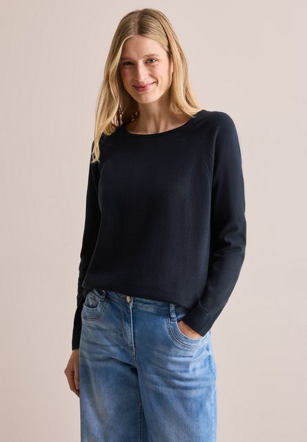 Cecil Strickpullover, aus reiner Baumwolle günstig online kaufen