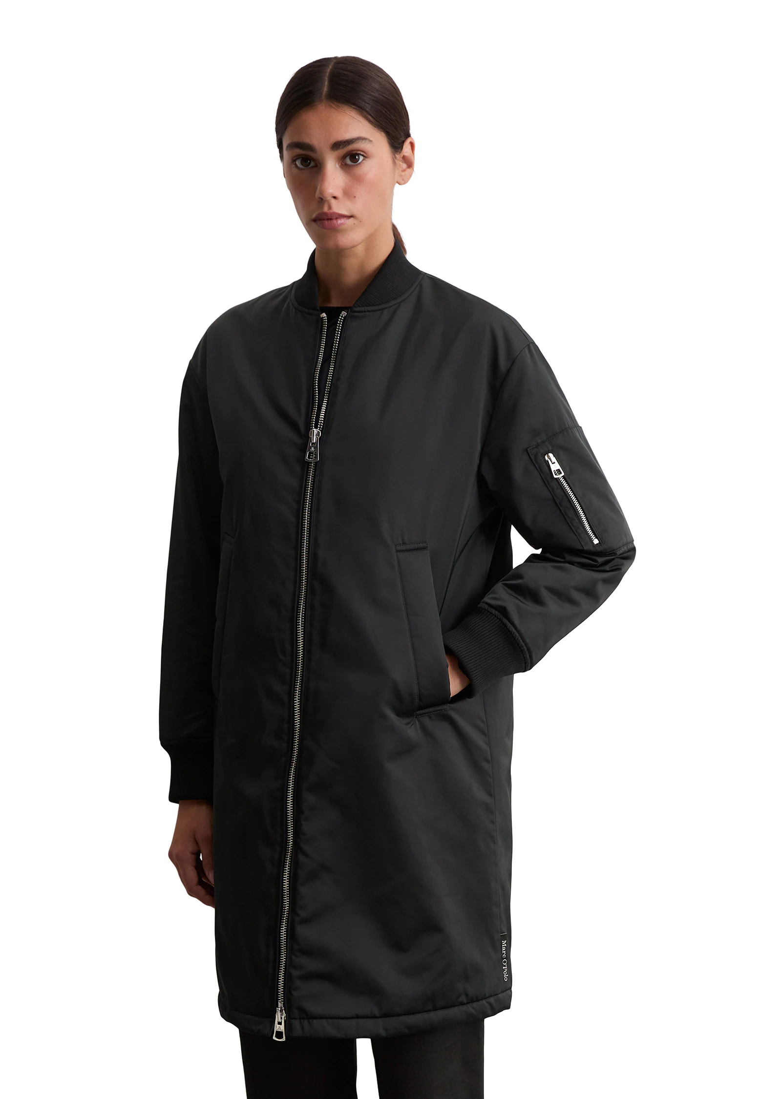 Marc OPolo Kurzmantel "aus recyceltem Polyester-Twill" günstig online kaufen