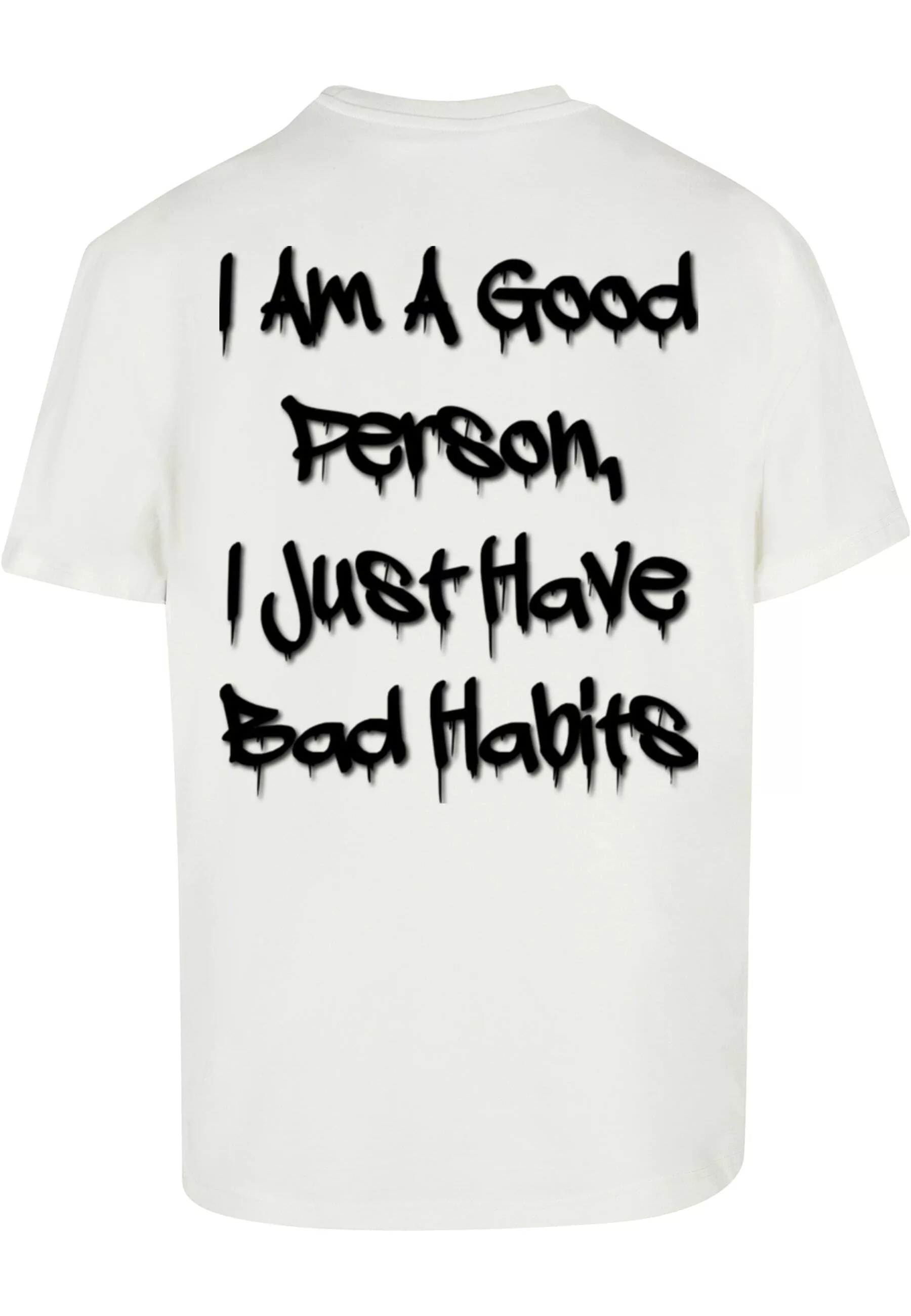 Merchcode T-Shirt "Merchcode Herren Bad Habits Heavy Oversize Tee" günstig online kaufen