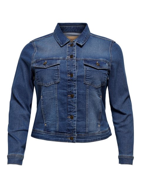 Carmakoma by Only Damen Jeansjacke CARWESPA LIFE - Blau - Medium Blue - Plu günstig online kaufen