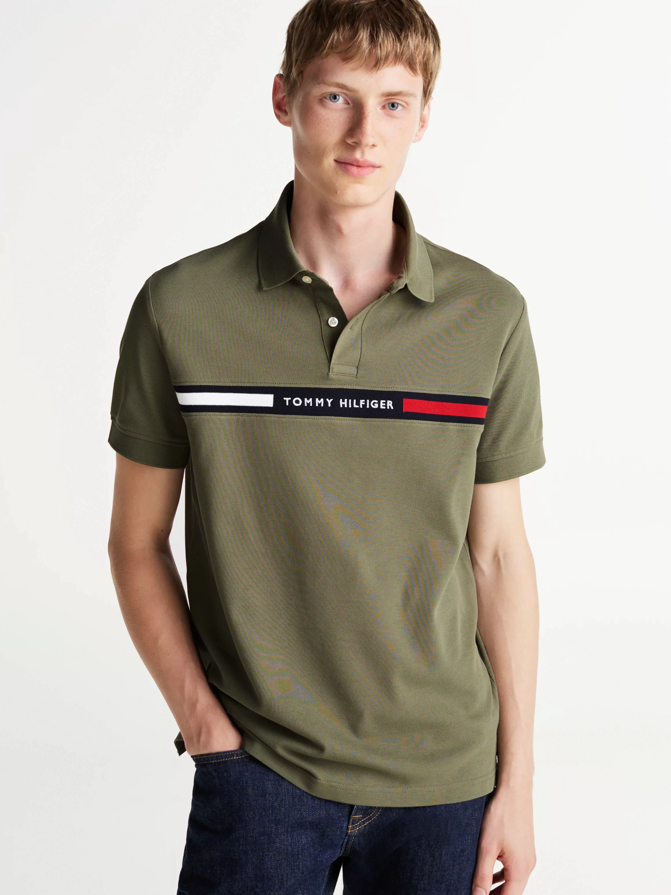 Tommy Hilfiger Poloshirt HILFIGER CHEST INSERT REG POLO günstig online kaufen