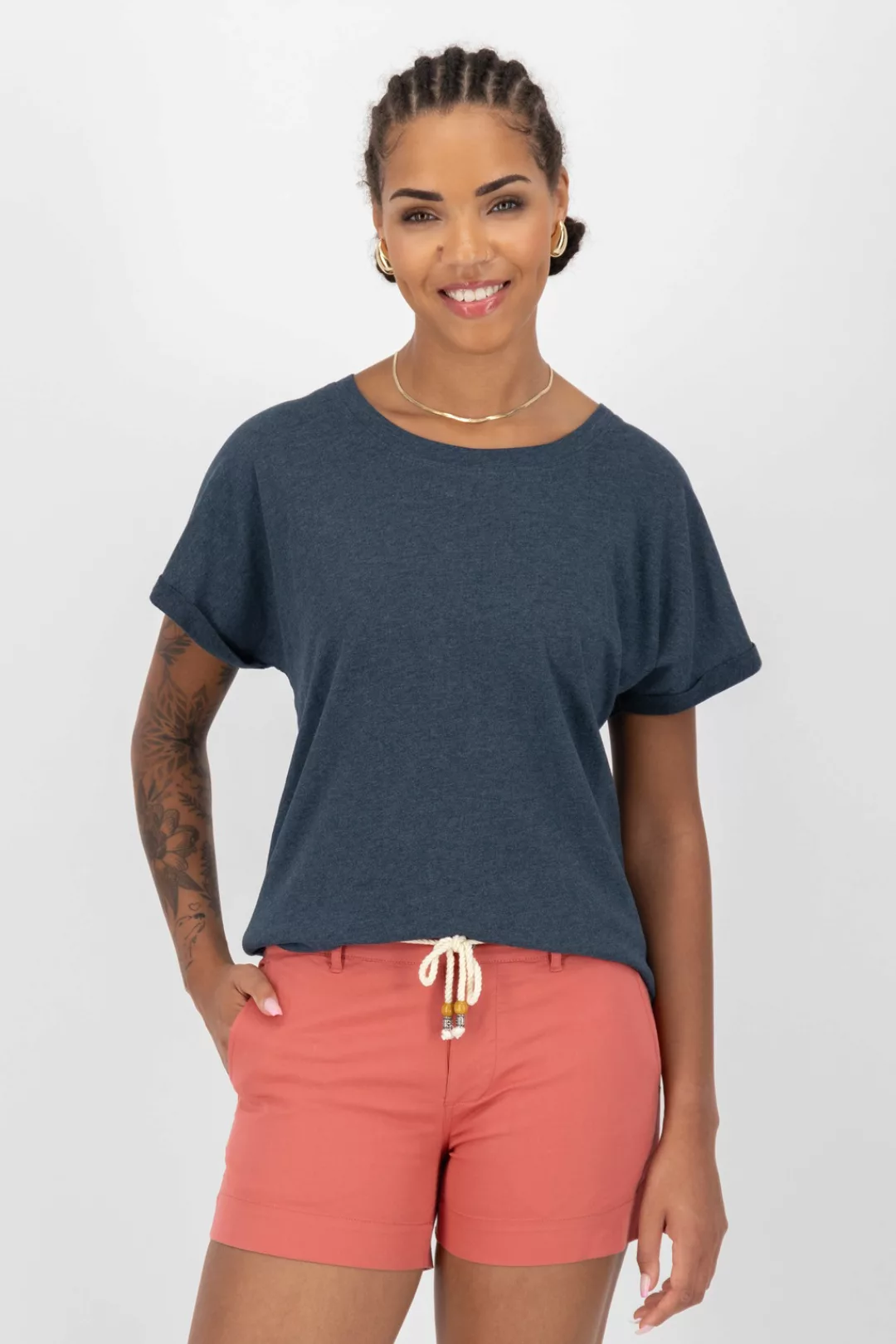 Alife & Kickin Rundhalsshirt "Damen MalaikaAK A" günstig online kaufen