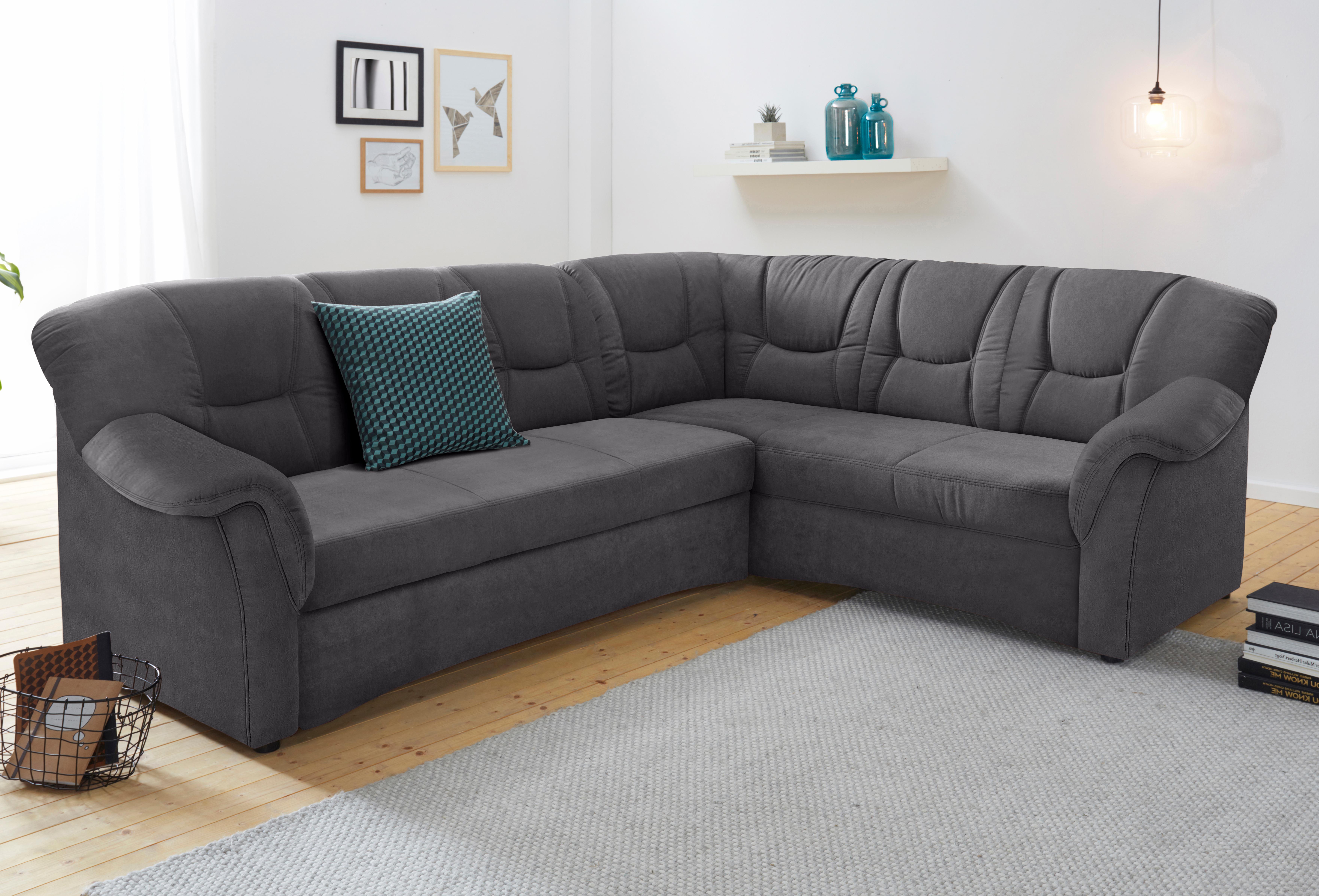 DOMO collection Ecksofa »Sarafina zeitlos und komfortabel, optional mit Fed günstig online kaufen