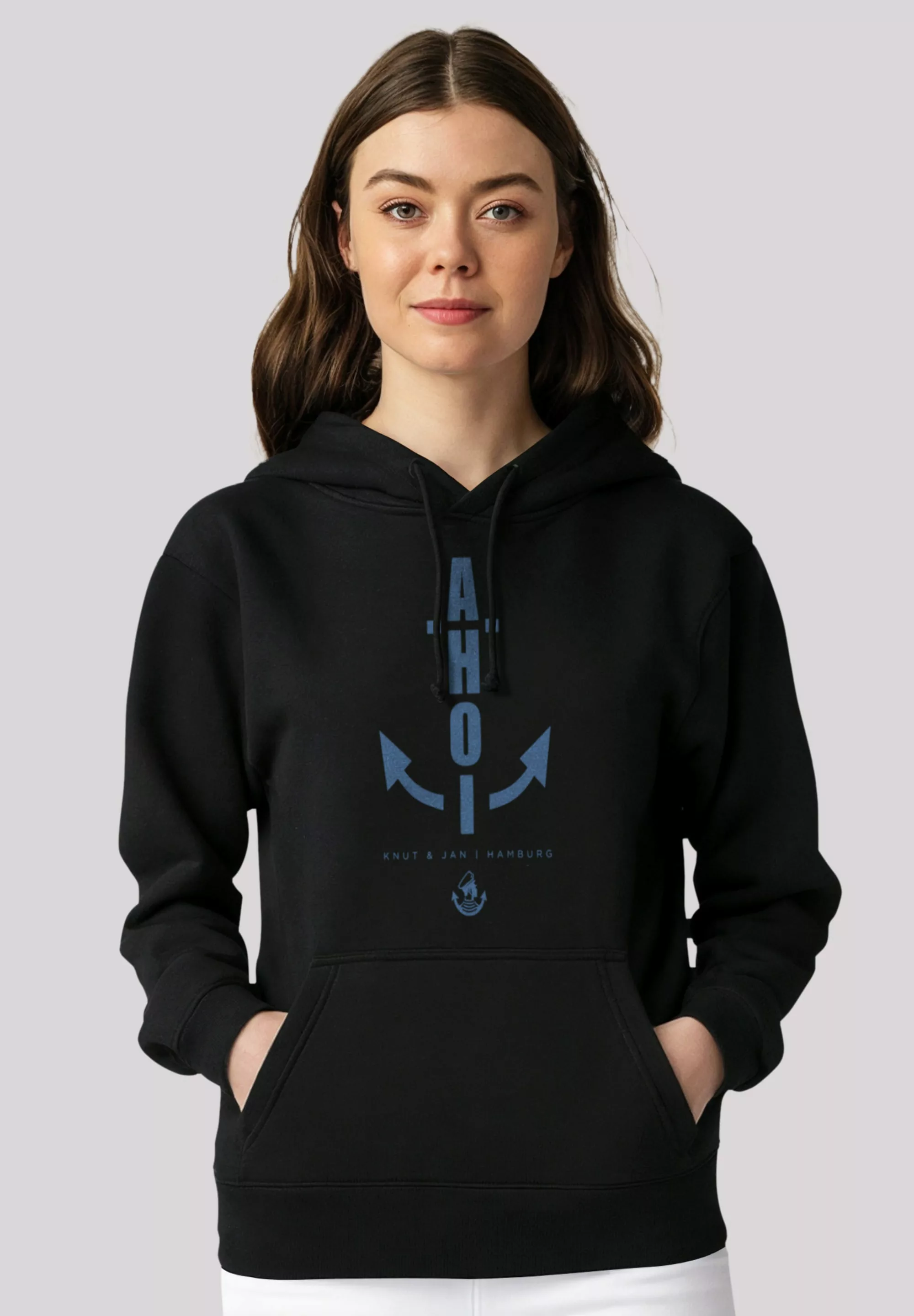 F4NT4STIC Kapuzenpullover "Ahoi Anker Blau Knut & Jan Hamburg", Premium Qua günstig online kaufen