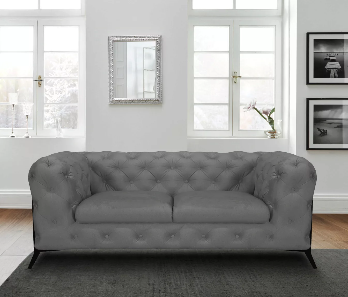 Leonique Chesterfield-Sofa "Amaury" günstig online kaufen