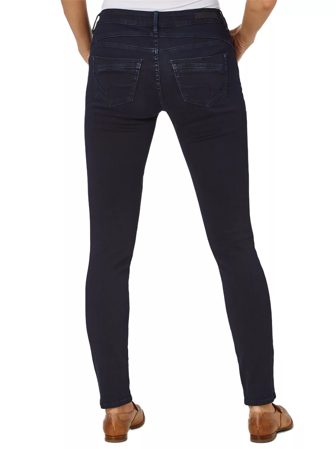 Paddock`s Damen Jeans Lucy - Slim Fit - Blau - Blue Black Dark Stone günstig online kaufen