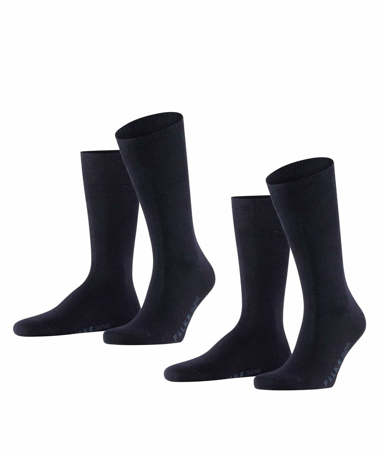 Falke 2-er Set Socken Swing Dunkelblau günstig online kaufen