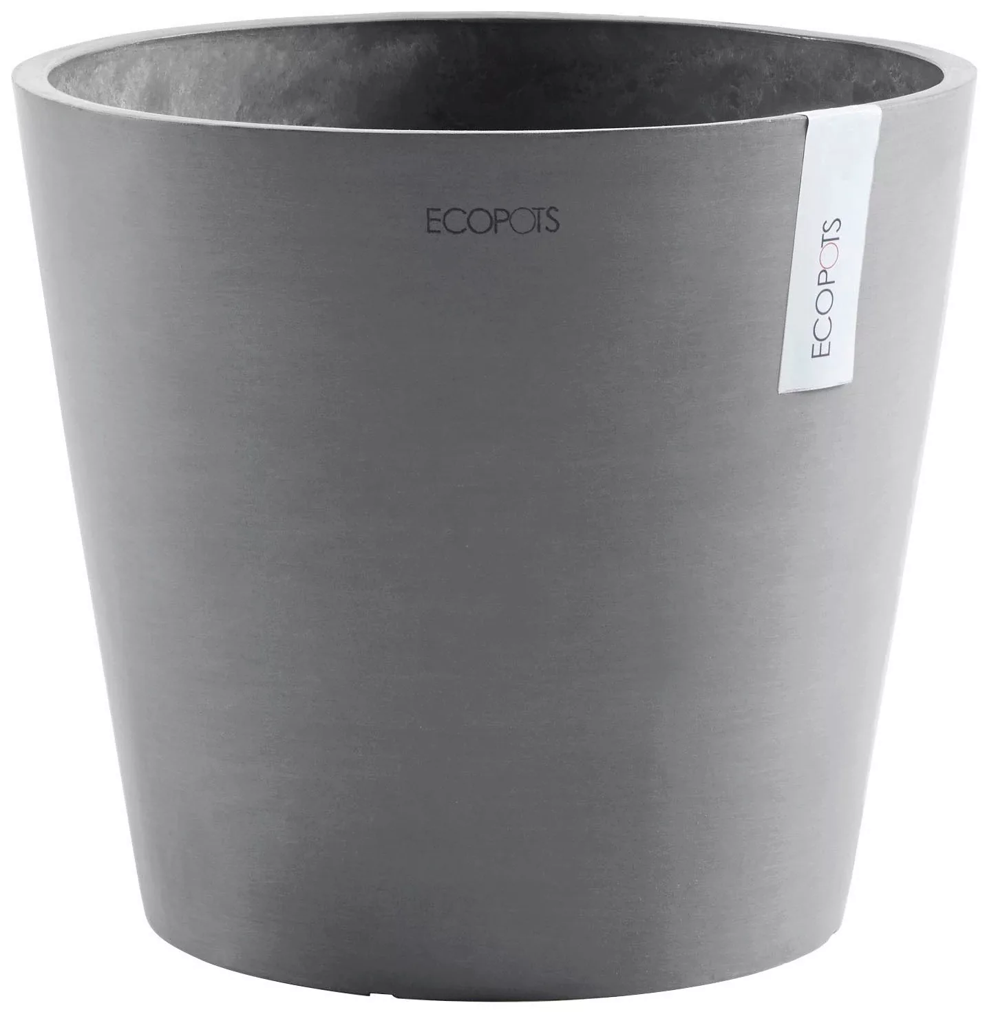 Ecopots Pflanztopf Amsterdam Dunkelgrau Ø 40 cm / Höhe 35 cm günstig online kaufen