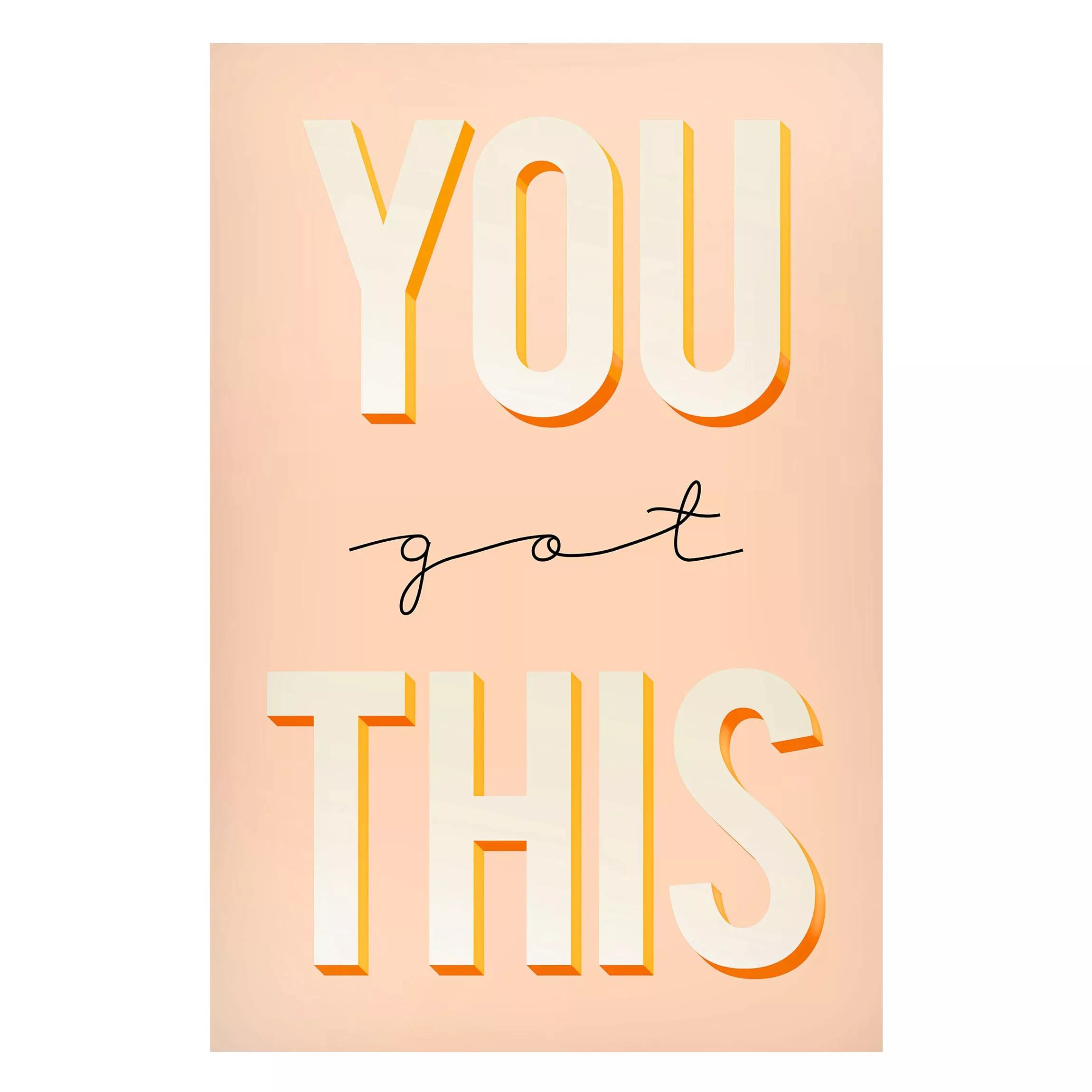 Magnettafel You Got This Typo Spruch günstig online kaufen