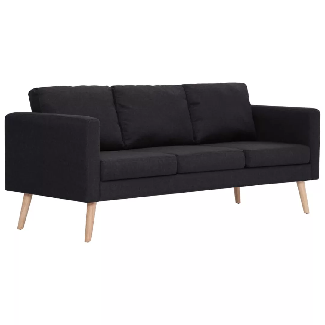 3-sitzer-sofa Stoff Schwarz günstig online kaufen