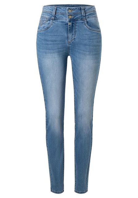 TIMEZONE Damen Jeans SLIM ENAYTZ WOMANSHAPE - Slim Fit - Blau - Sunny Mide günstig online kaufen