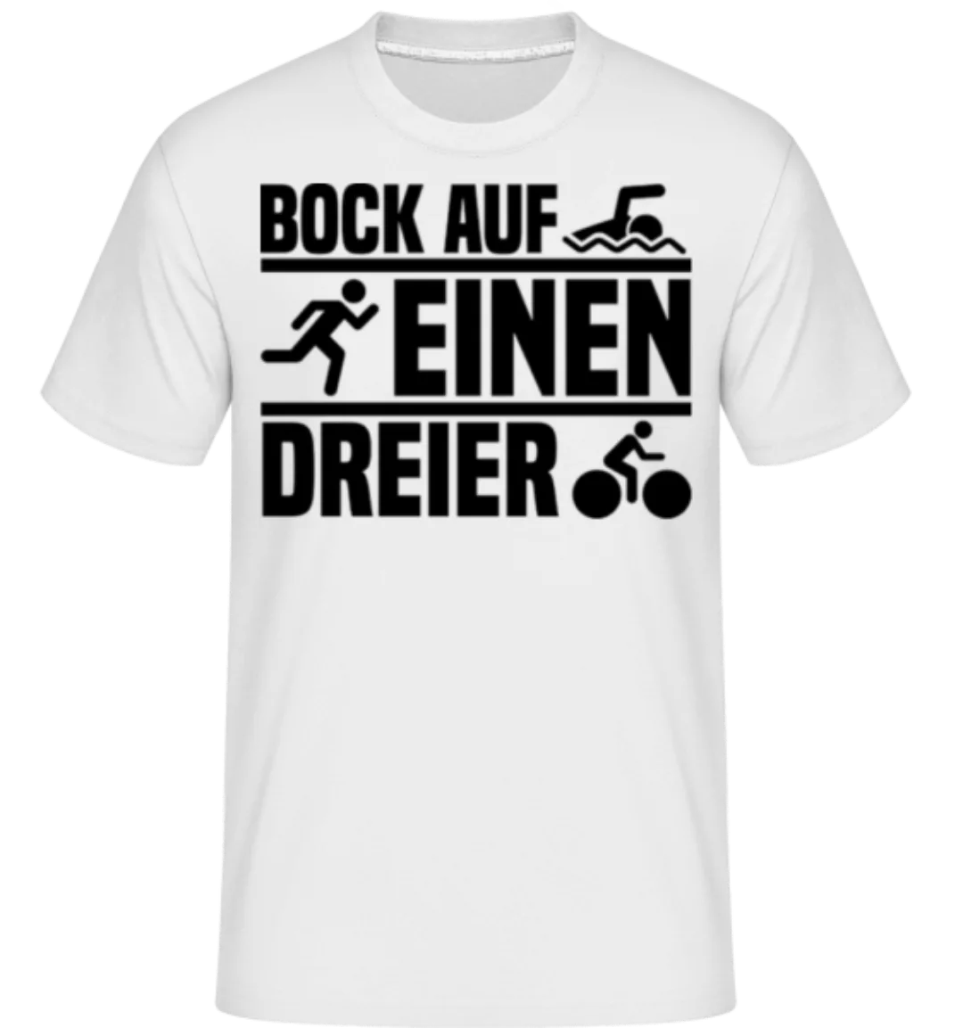 Bock Auf Dreier Triathlon · Shirtinator Männer T-Shirt günstig online kaufen