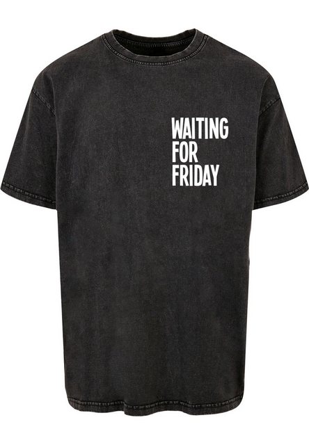 MisterTee T-Shirt MisterTee Waiting For Friday Acid Washed Heavy Oversize T günstig online kaufen