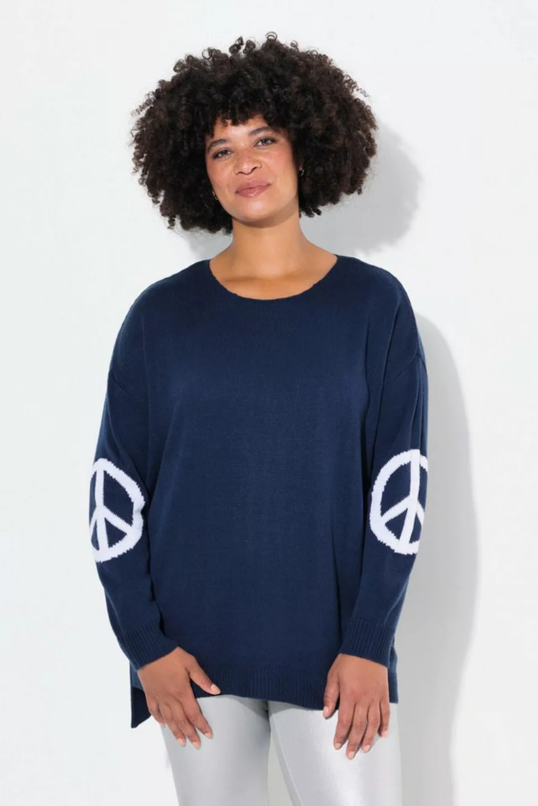 Angel of Style Strickpullover Pullover Peace-Zeichen Langarm günstig online kaufen